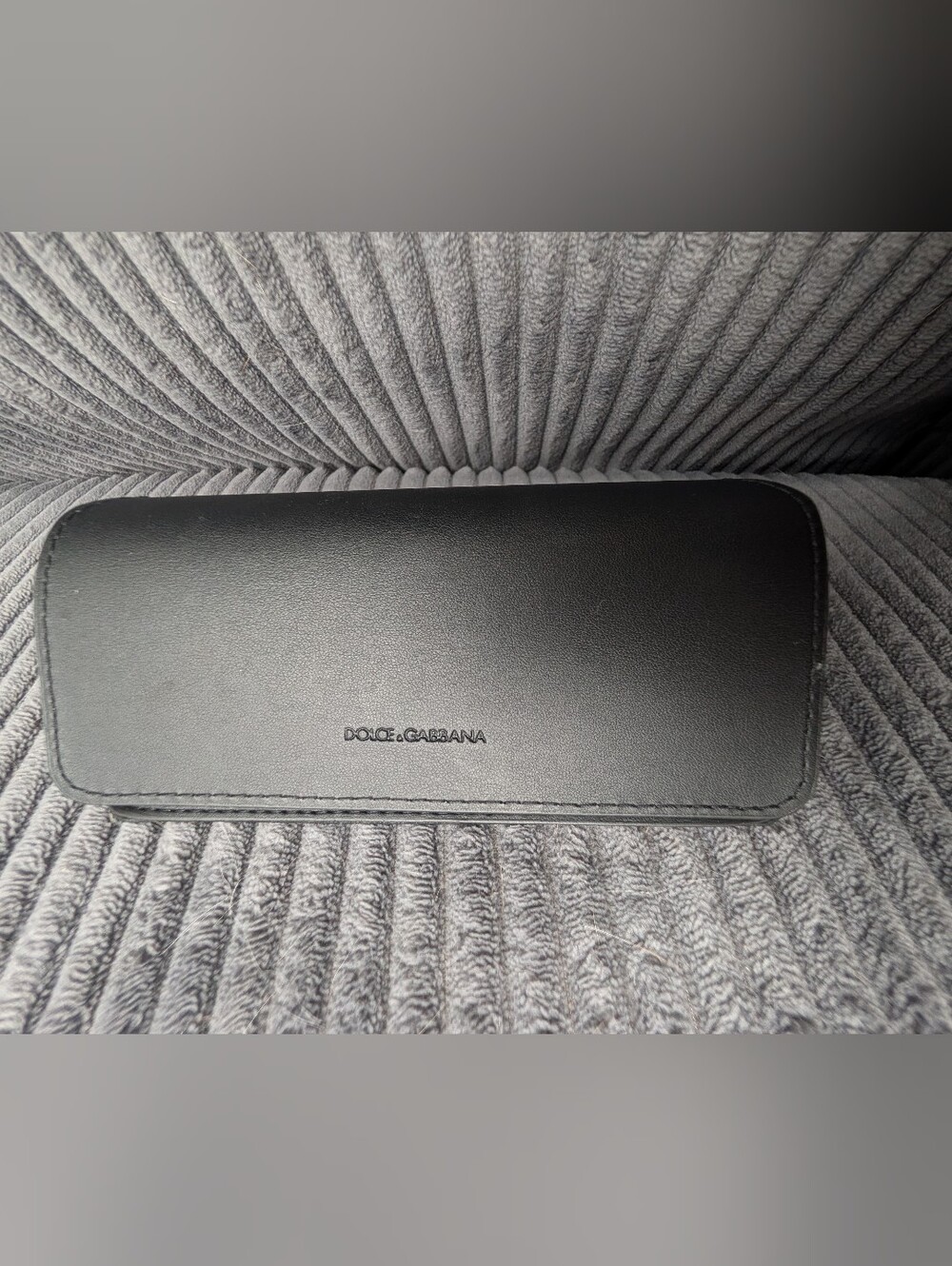 Dolce & Gabbana Black Leather Eyewear Case Glasses Sunglasses 🕶️